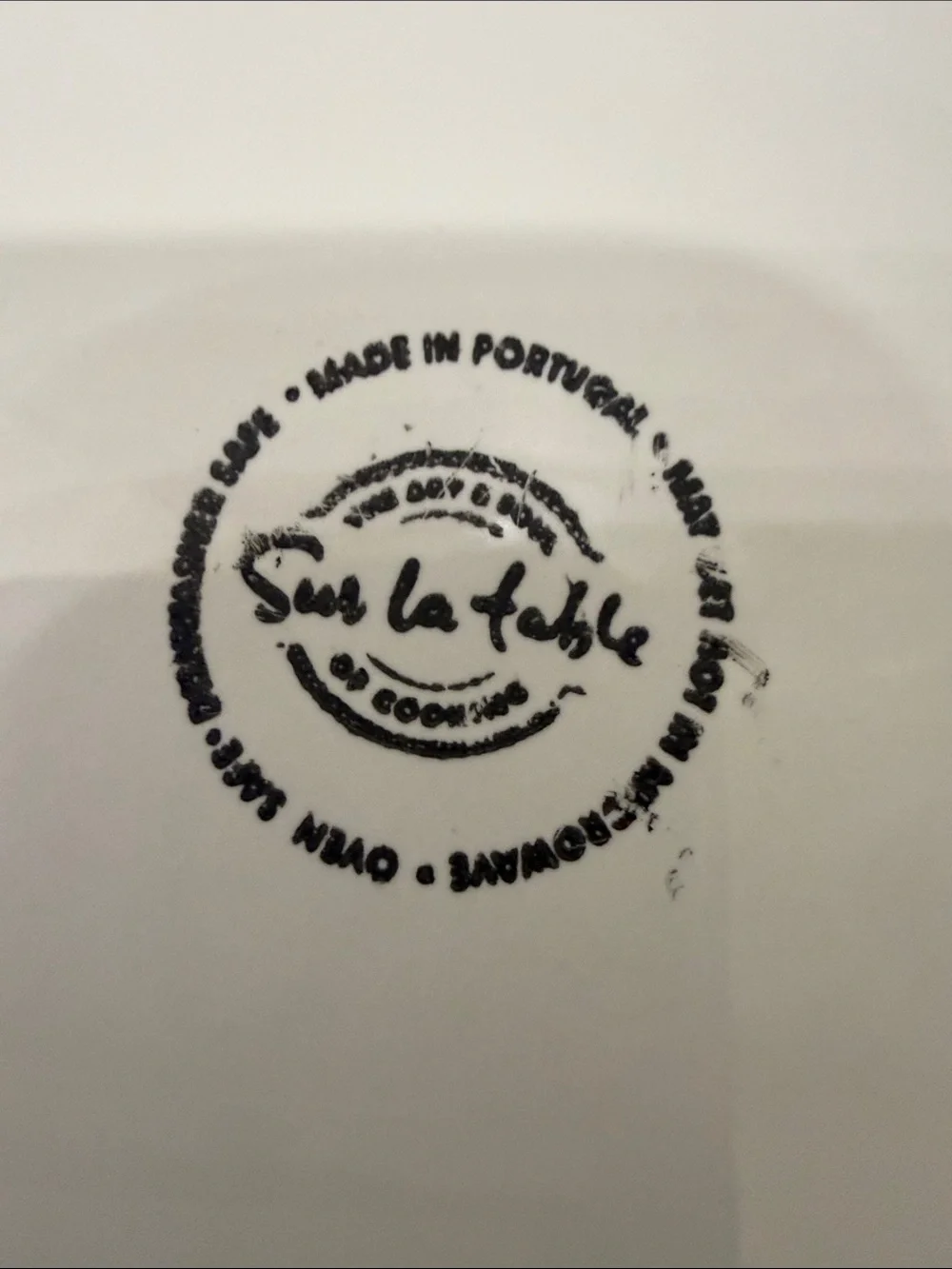 Sur La Table Cabbage 2 White Porcelain Scalloped Ruffled 8 In Bread Plate Sauce